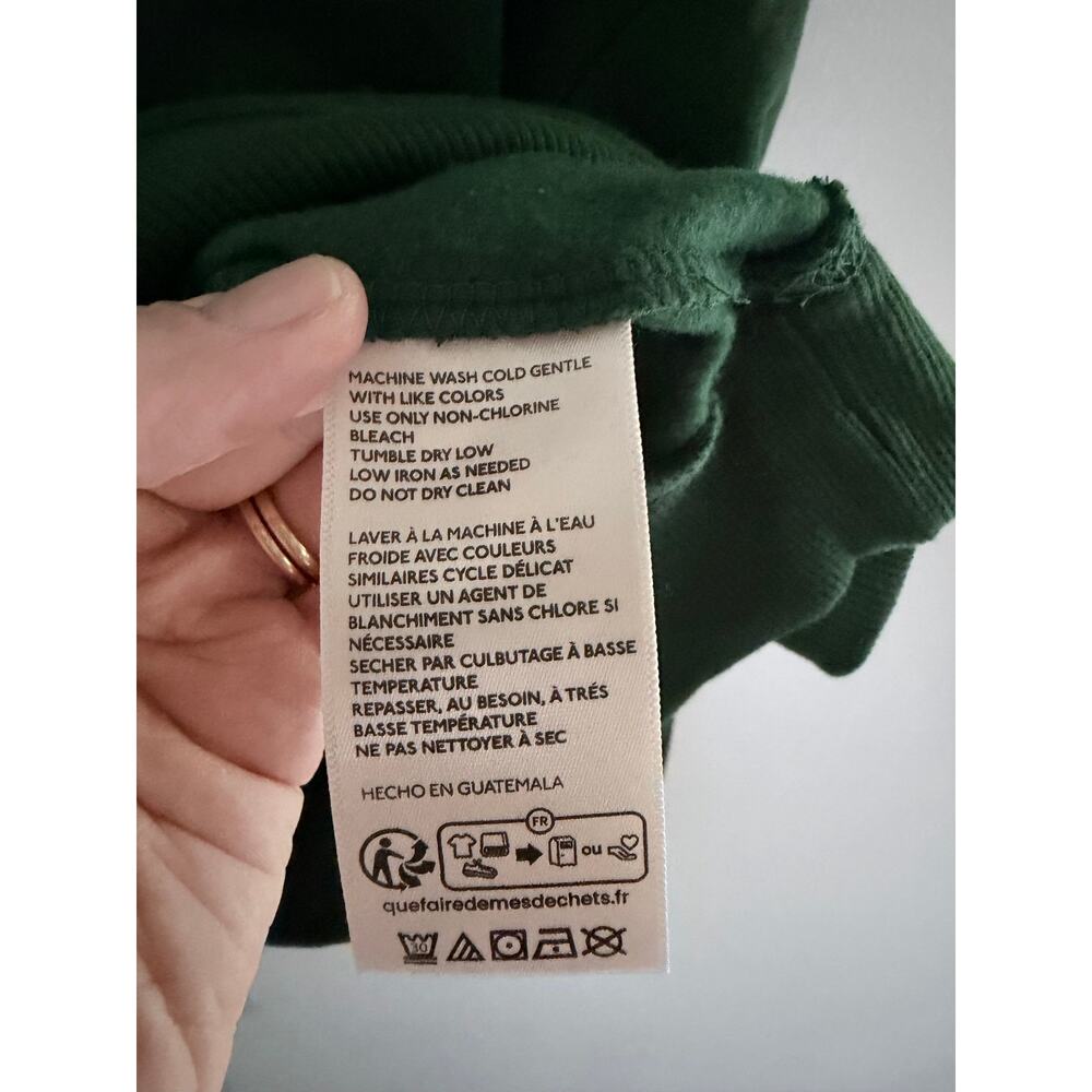NWT Anthropologie Maeve x Natalia Bagniewska Cocktail Sweatshirt Green-Size M - Picture 7 of 9